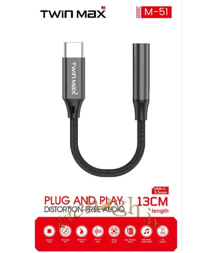 تبدیل تایپ سی به جک 3.5