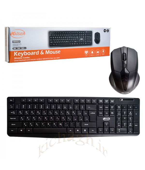 کیبورد-CAISER-KMW-824-003 کیبورد بی سیم کایزر