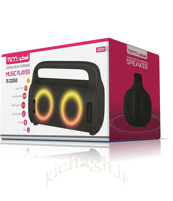 اسپیکر بلوتوثی قابل حمل تسکو مدل TS 23353